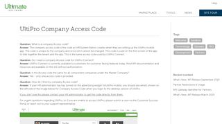 
                            2. Company-access-code | UltiPro Connect