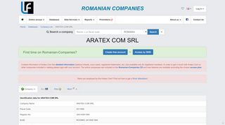 
                            7. Company ARATEX COM SRL tax code 5517858 from Romania