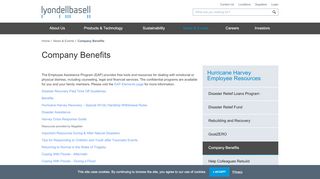 
                            1. Company Benefits | LyondellBasell