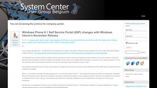 
                            5. company portal | System Center Configuration Manager - SCUG.be