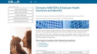 
                            9. Compare AMETEK's Employee Health Insurance and Benefits ...