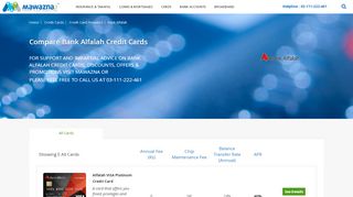 
                            8. Compare Bank Alfalah Credit Cards - Mawazna.com