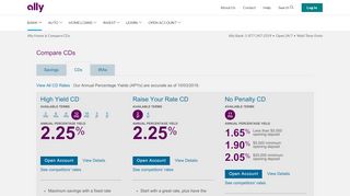 
                            8. Compare CD Rates | High Interest CD Accounts | Ally Bank