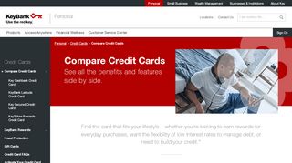 
                            3. Compare Credit Cards | KeyBank - Key.com