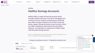 
                            6. Compare Halifax savings accounts | moneysupemarket.com