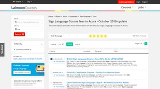 
                            6. Compare Sign Language course fees in Accra - August 2019 ...