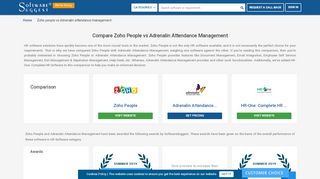 
                            6. Compare Zoho People vs Adrenalin Attendance Management