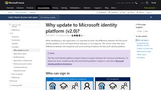 
                            2. Comparing the Microsoft identity platform endpoint and Azure AD v1.0 ...