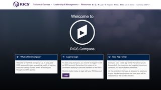 
                            7. Compass Homepage | RICS Online Academy