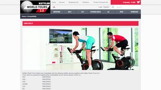 
                            8. Compatibility - Kettler World Tours Videos