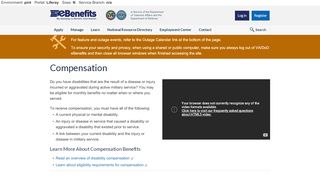 
                            6. Compensation - VA/DoD eBenefits