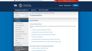 
                            8. Compensation - Veterans Benefits Administration