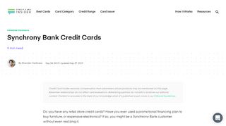 
                            11. Complete 2019 List of Synchrony Bank Store Cards (Login ...
