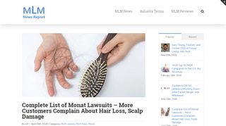 
                            9. Complete List of Monat Lawsuits - More Customers Complain ...