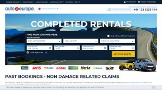 
                            8. Completed Rentals - Help with Past Bookings | Auto Europe