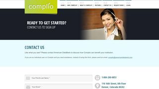 
                            8. Complio - Contact Us For More Information