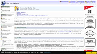 
                            4. Composite Master Key - KeePass