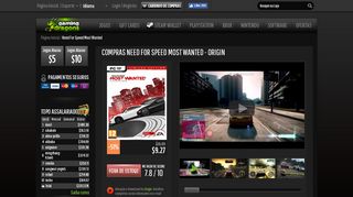 
                            9. Compras Need for Speed Most Wanted jogo de PC | Origin ...