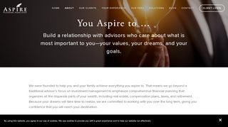 
                            8. Comprehensive Financial Advice | Aspire Planning Associates