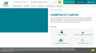 
                            3. Comptes & Cartes - Crédit Agricole