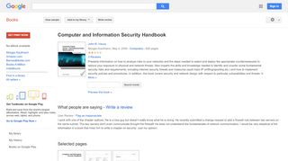
                            9. Computer and Information Security Handbook