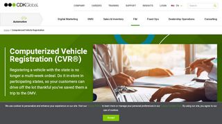 
                            4. Computerized Vehicle Registration | CDK Global