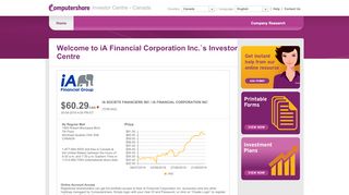 
                            6. Computershare Investor Centre - Canada