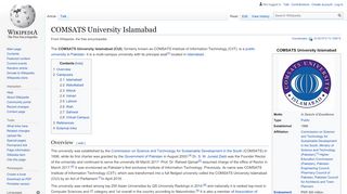 
                            5. COMSATS University Islamabad - Wikipedia