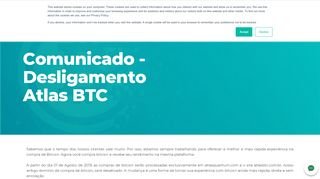 
                            4. Comunicado - Desligamento Atlas BTC