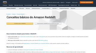 
                            3. Conceitos básicos do Amazon Redshift – Amazon Web Services