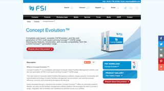 
                            11. Concept Evolution™ - Complete CAFM Solution by FSI