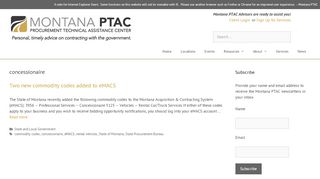 
                            8. concessionaire | Montana PTAC - Procurement Technical Assistance ...