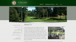 
                            6. Concord Country Club About Us Home