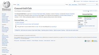 
                            9. Concord Golf Club - Wikipedia