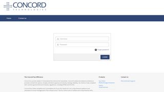 
                            3. Concord Web Portal