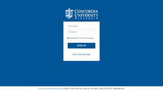 
                            9. Concordia University Portal - Concordia University Wisconsin