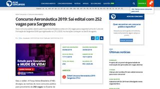 
                            9. Concurso Aeronáutica 2019: Sai edital com 252 vagas para ...