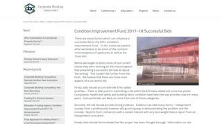 
                            5. Condition Improvement Fund 2017-18 Successful Bids | Corporate ...