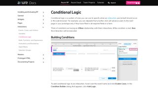 
                            9. Conditional Logic · Axure Docs