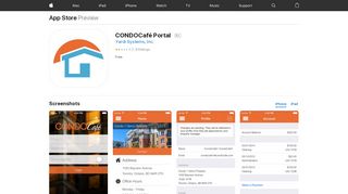 
                            6. CONDOCafé Portal on the App Store