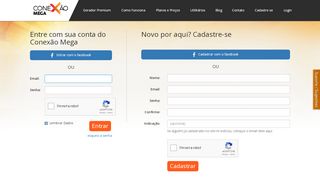 
                            3. Conexão Mega - Faça login na sua conta premium …