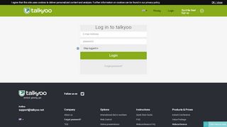 
                            3. Conference call - Login or sign-up - talkyoo.net