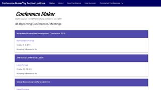 
                            4. Conference Maker by Technoluddites - Editorial Express