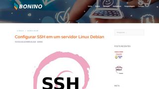 
                            8. Configurar SSH em um servidor Linux Debian - bonino.com.br