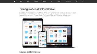 
                            3. Configuration d’iCloud Drive - Assistance Apple