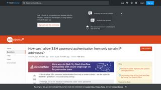 
                            4. configuration - How can I allow SSH password authentication from ...