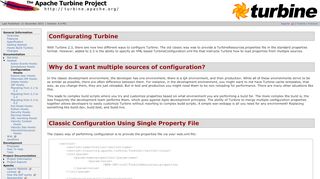 
                            4. Configuration Howto - Apache Turbine