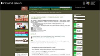 
                            4. Configurazione, accesso e utilizzo caselle di Posta Archiworld-AWN