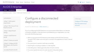 
                            7. Configure a disconnected deployment—Portal for ArcGIS (Windows ...