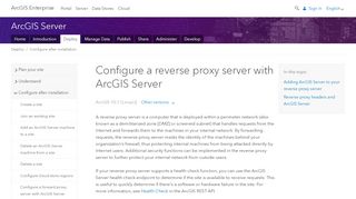 
                            9. Configure a reverse proxy server with ArcGIS Server—Deploy ...